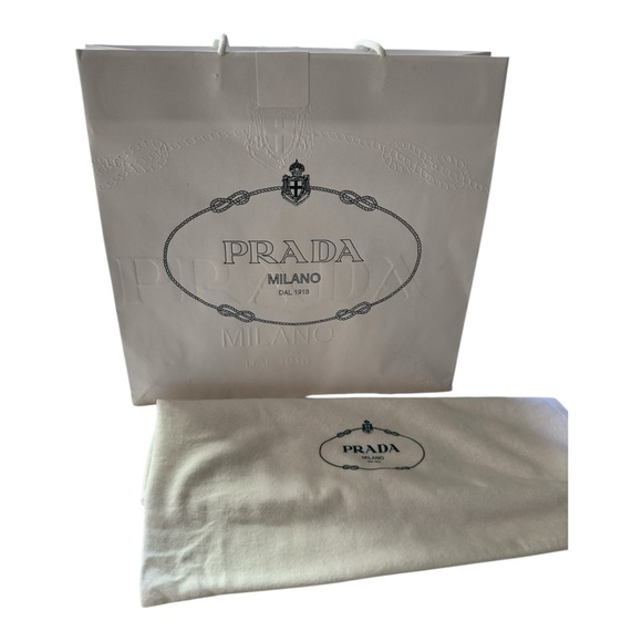 Prada Women's Authentic Tessuto Gaufre Tote Bag Ibisco Pink - Picture 13 of 15